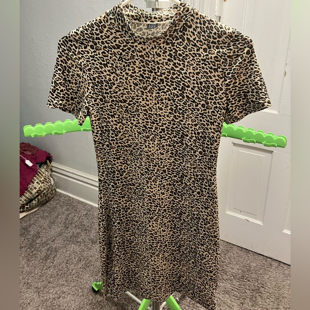 SHEIN cheetah dress